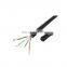 Tnaghu OEM PRICE 23AWG 4PR 0.5MM CCA 1000FT 305M BULK UTP CABLE CAT6 OUTDOOR