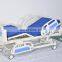 Hot sale ABS head and end board 3 Crank electric hospital bed 3 functions ICU hospital bed with mattress