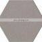 20x23 Dark Grey Non slip Modern House Vinyl Hexagon Bathroom Flooring Tile and Wall Decoration