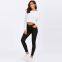 New style European and American women's slim fit black pearl jeans with small feet