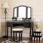 Antique French Vanity Bedroom mirrored dresser table