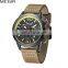 MEGIR 2110 Luxury Brands Leather Strap Quartz Watches Fashion Men Boys Wrist Watch