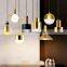 Vintage Stained Glass Pendant Light Fixtures Loft Decor Industrial Lamp Kitchen Hanging Lamps Living Room LED Pendant Lights