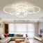 Minimalist Creation White Acrylic Ring Modern Hanging Light LED Ceiling Light For Bedroom Hall Living Room