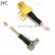 Hot sale SMA female to pcb r/a to ts9 male 90 degree jumper coaxial coax cable for mc rg178 316 for computer 0.5m