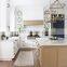 simple modern flat shaker white wood lacquer storage cabinet kitchen