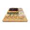 Large Wood Cheese Platter Gift Charcuterie Board Set Unique Bamboo Cheese Board With Cutlery Set and Ceramic Bowls