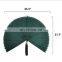 Hot Selling Extra-large Teal Bamboo Wall Decor Folding Fans, Woven Wall Hanging Accent for Boho Apartment Vietnam Supplier