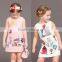 Summer Baby Girls Princess Dress Baby Girl Clothes Scrawl Pattern Cotton