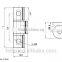 Hot Sale RoHS Flush Hinges for Metal Box Use