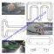 Airport baggage extraction carousel