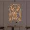 Pretty Girl Pattern Acrylic Neon Sign Anime LED Night Light Sign Wall Decor Bedroom Game Room Gift