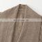 Erdos Manufacturer's 100% Cashmere Long Casual Cardigan Sweater for Ladies Winter Season Solid Pattern with Front Logo