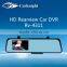Rearview mirror Universal clip on Car DVR with 2-way Video put +1080P