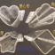 Agriculture Using Plastic Shape Moulds Heart, Star, Square, Flower shape cucumber and fruit mould