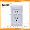best quality smart app female unique design Canada standard Double USB socket power outlet charger receptacle with 5V 3A output