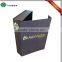 custom logo printed matte laminated book shape folding box