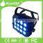 Waterproof outdoor 12pcs 6in1 RGBWA+UV LED Par light IP65 with battery