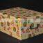 christmas gift storage box with plastic handle