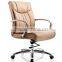 high back executive adjustable office armchair /lifting swivel genuine leather office chair with wheels (SZ-OC043)