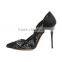 Sexy High Heel Shoes Cut Out Lace Heels Original Designer Heels Women Shoes