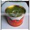 Canned tomato paste 210g with brix 28-30% easy open