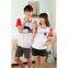 China OEM cotton cheap price couple t-shirts for lovers