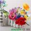 2016 Wholesale Multicolor Latex Artificial PU Flowers Narcissus Real Touch Bouquet Wedding Bridal Decor Display Flower