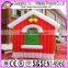 Christmas House Red Inflatable Bouncer Castle For Sales