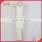 Customized wholesale Women Evening Dress 2016 White One-piece Dress