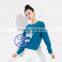 Wholesale custom women's crewneck hoodies sweatshirts with printing