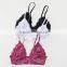 floral lace bra lacy bralette wavy hem scalloped bralette spaghetti lined un padded sheer bralette