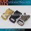 Yukai colorful 1/2" curved metal handbag buckle luggage strap metal buckle