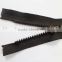 5# plastic resin zipper open end zipper with plated black nickel hook slider zipper winter coate zipper