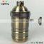 CE E27 Brass Metal Pendant Lamp Socket With Switch
