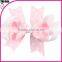 Popular girls hair clips with the cute ribbon bowknot hair accessory