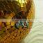 Wholesale 12inch Gold Disco Ball Hanging Glass Ball Big Disco Ball Rotating for Party