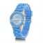 Custom LOGO geneva watch,silicone quartz wrist watches for woman
