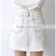 manufacture china summer girls fashion high waist women white skinny stretch denim skirts