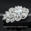 Marquise bridal elegant bulk crystal rhinestone flower brooch/handmade rhinestone brooch