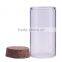 glass herb storage jars cork lid 100ml