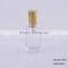 15ml retangular luxury perfume bottle, spray bottle glass packaging with metal cap