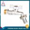 TMOK1/2"brass materal washing machine bibcock double faucet
