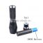 New Arrival T6 LED Zoomable USB Rechargeable Flashlight With High Quality