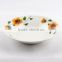 Round shape porcelain soup plate with hot selling decal