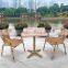 Outdoor dining alu wooden table ,coffee table