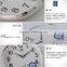 CMOS 0.3MP HD Pinhold Hidden Wifi Wall Clock Camera High Capacity Battery