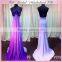 Low back two tone butterfly prom dress