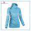 100% cotton high neck hoodie womens fleece hoodie