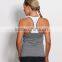 86% nylon 14% spandex gym singlet, yoga top, ladies tank top